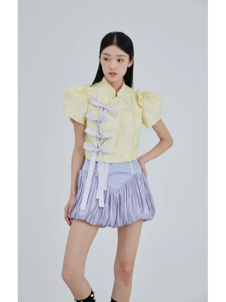 Traditional Chinese Bow Tie Top