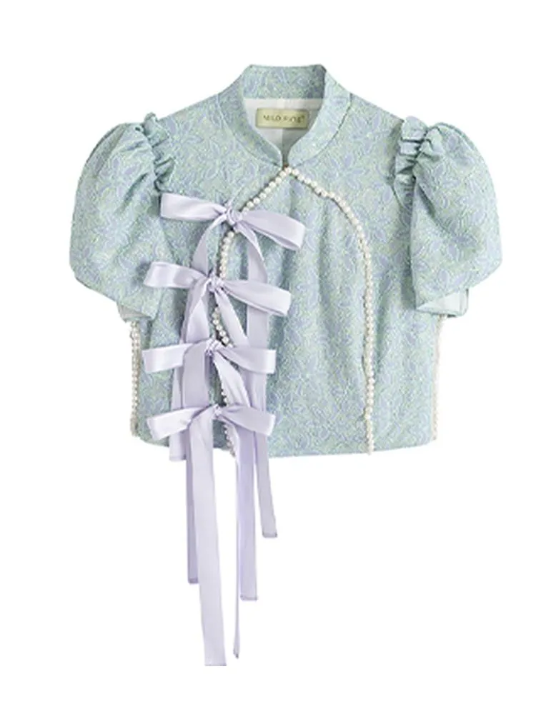 Traditional Chinese Bow Tie Top