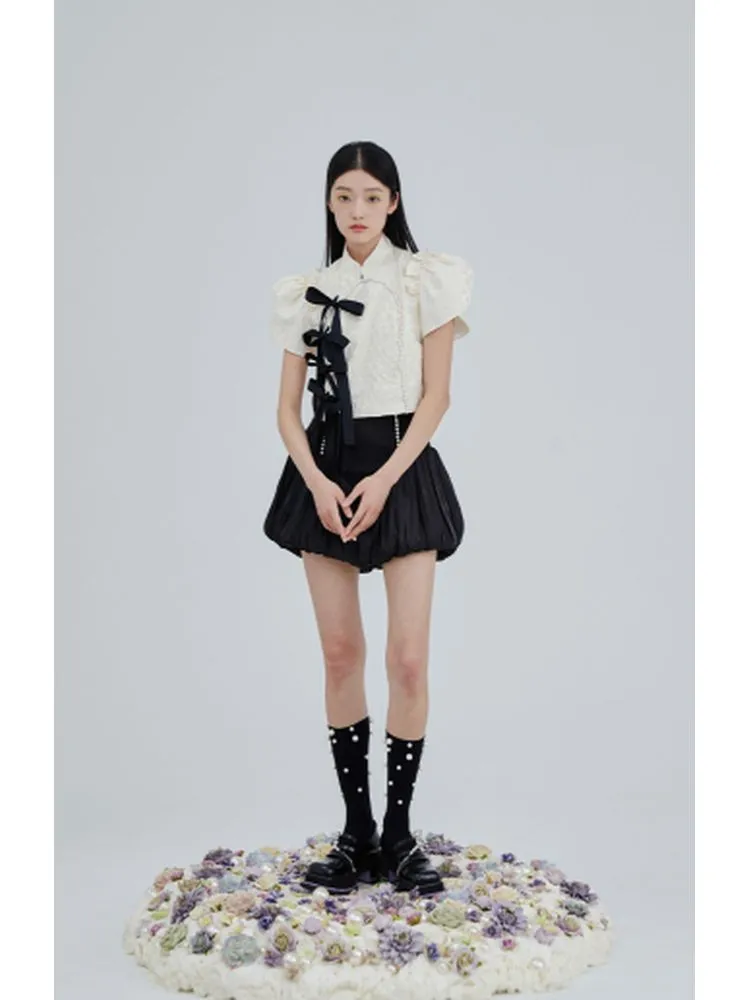 Traditional Chinese Bow Tie Top