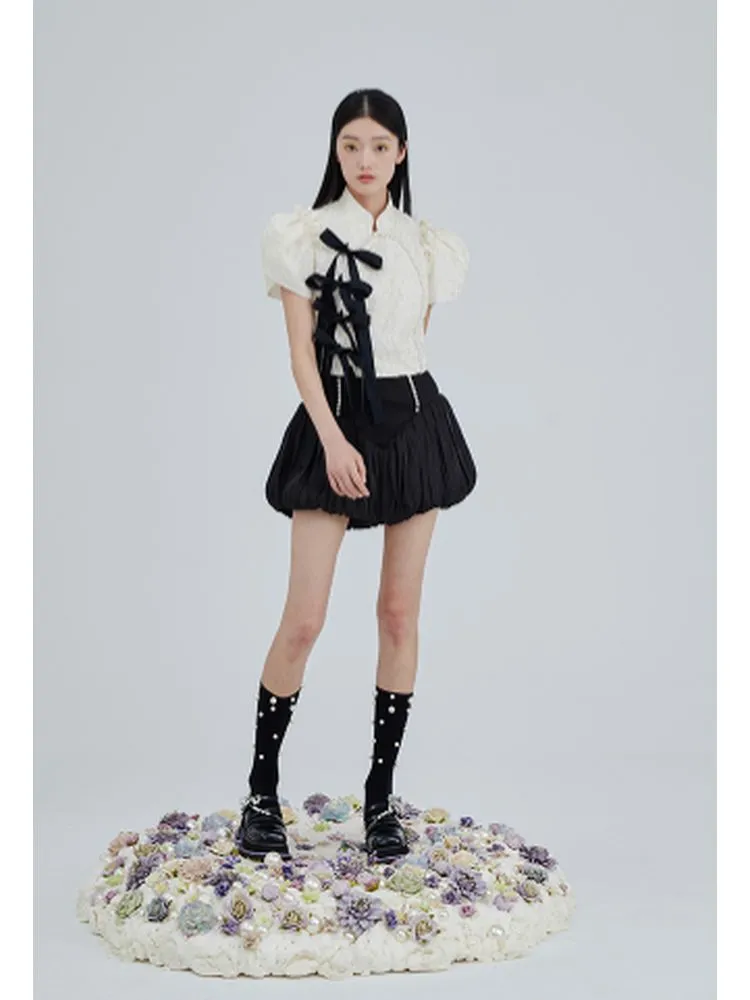 Traditional Chinese Bow Tie Top