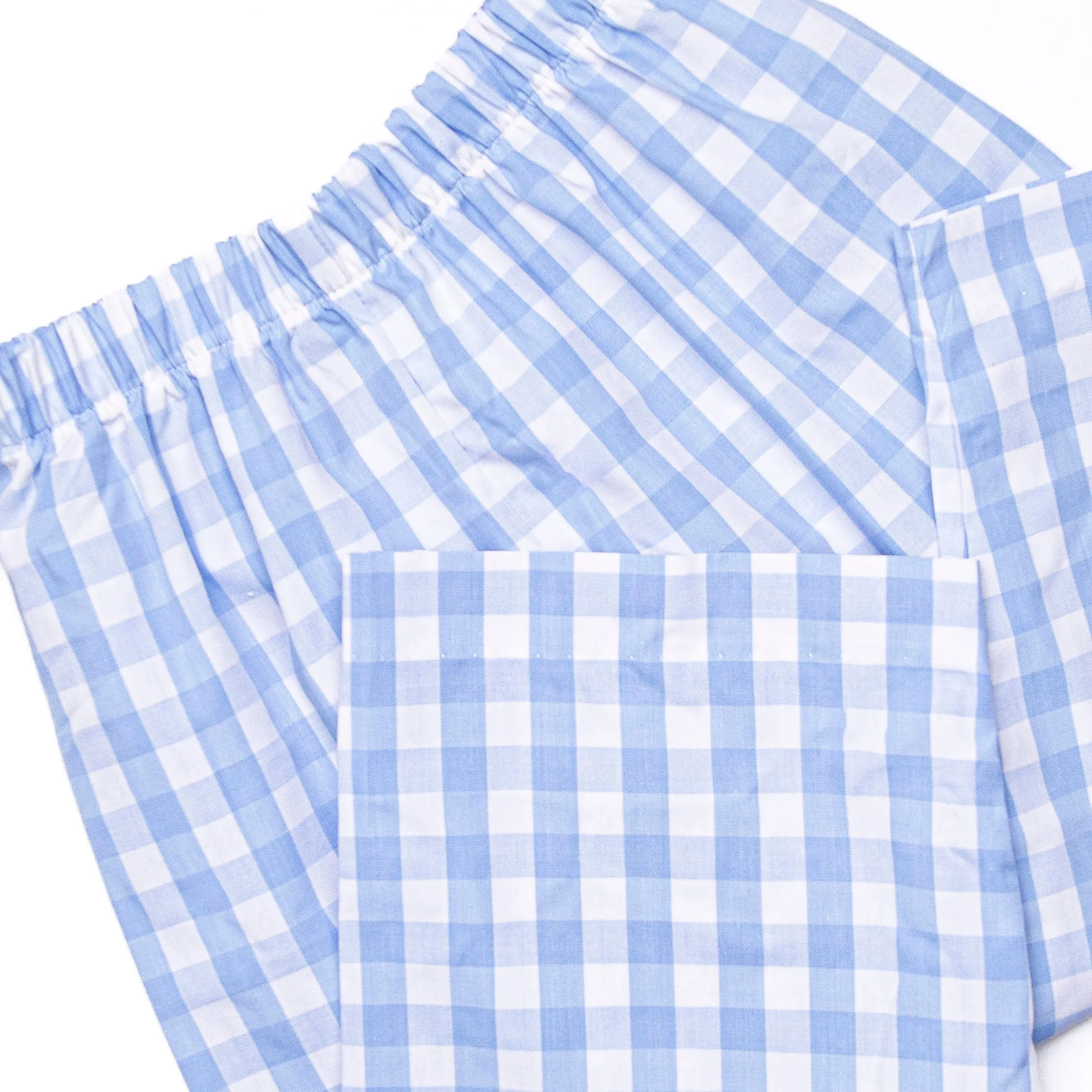 Trail Ride Trio Smocked Pant Set, Blue