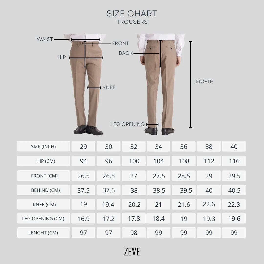 Trousers With Belt Loop - Dark Grey With Blue Line Windowpane Checkered (Slim Straight)
