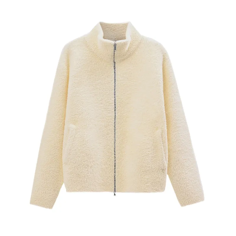 Ultra-Soft High Collar Jacket