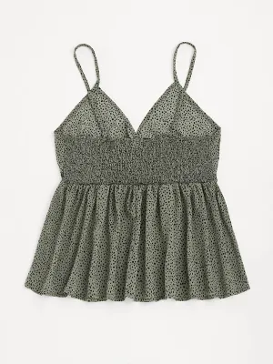 Vaanya | Smocked Polka Dot Top