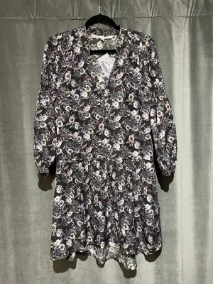 Veronica Beard 3/4 Sleeve Floral Print Dress