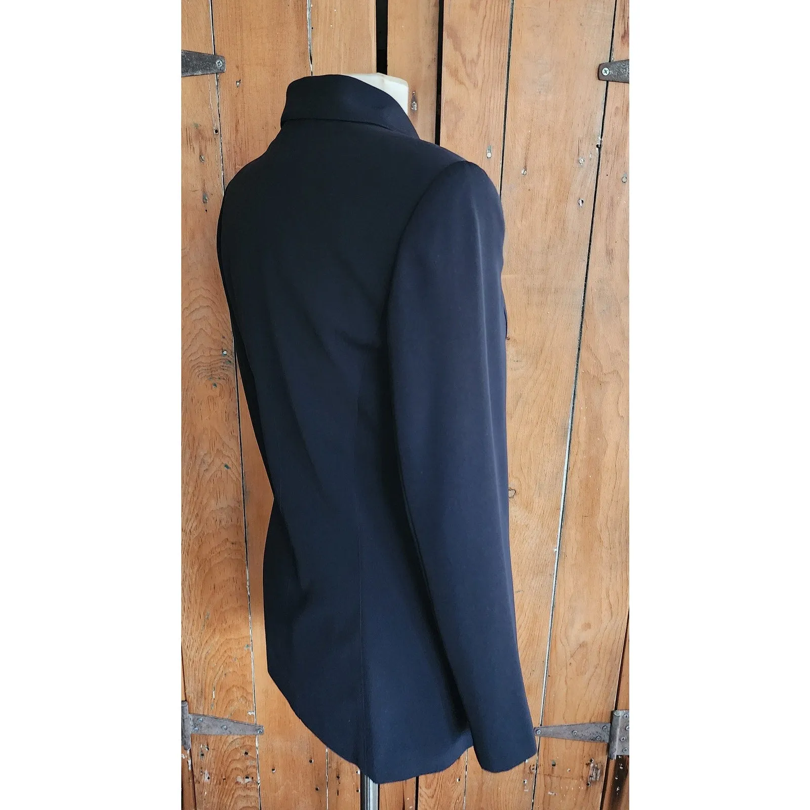 Vintage 80s Black Blazer Double Breasted Kasper