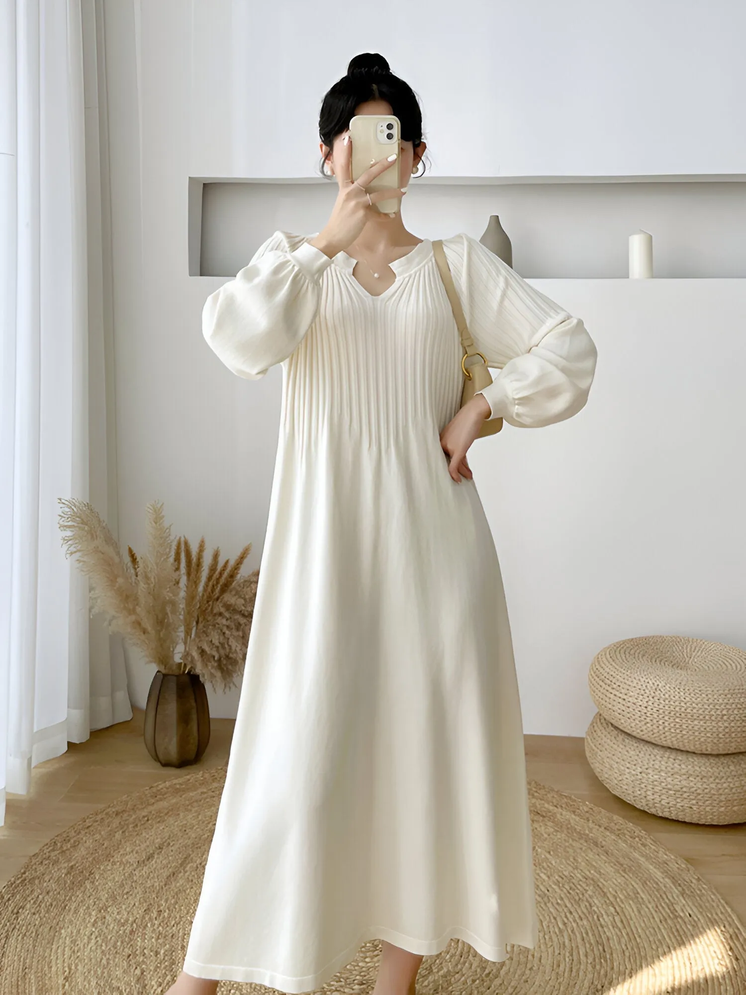 Waltraud | Comfortable & stylish knit dress in plus-size