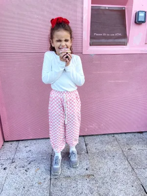 West Coast Pink Checkered Pants