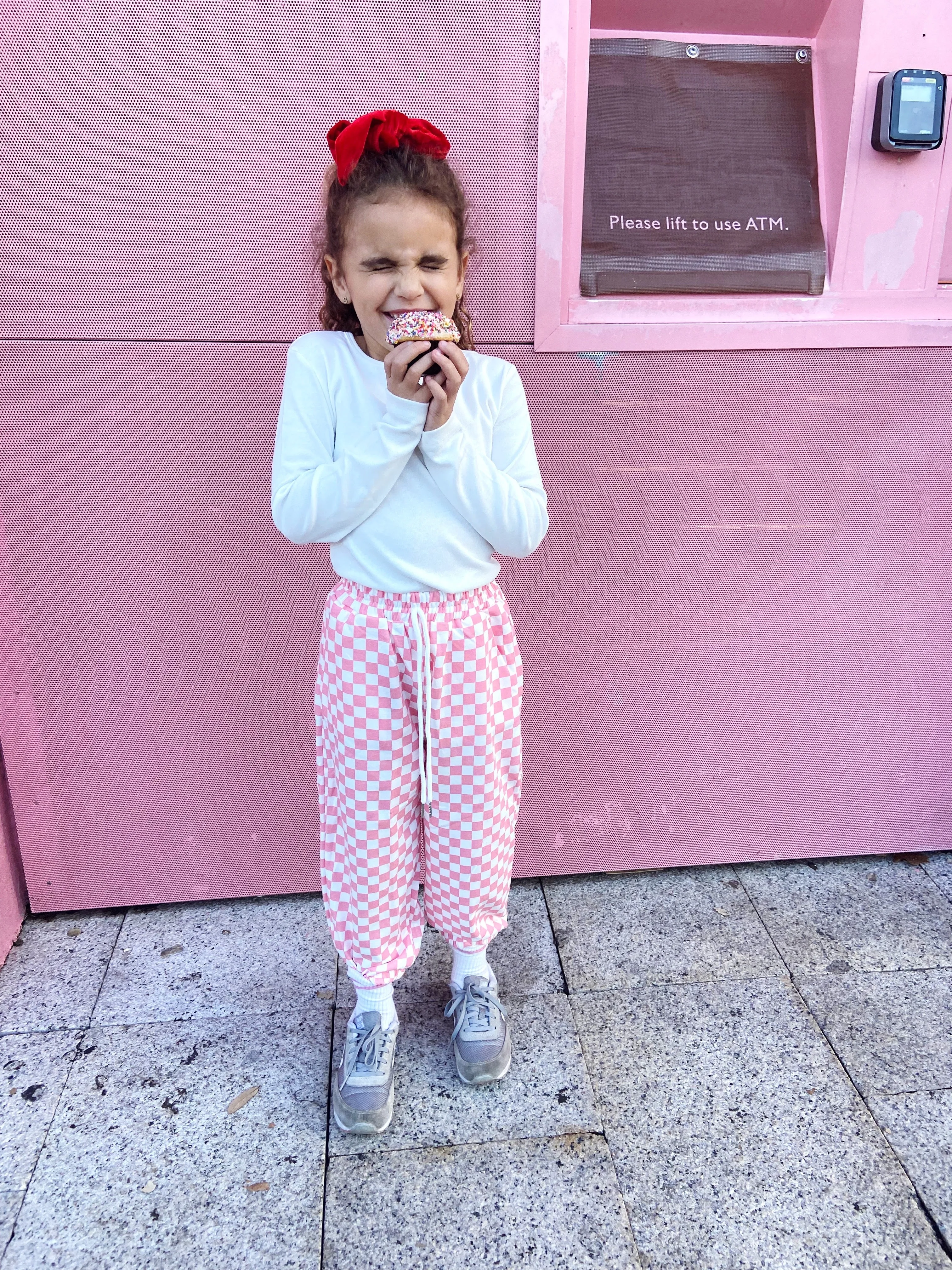 West Coast Pink Checkered Pants