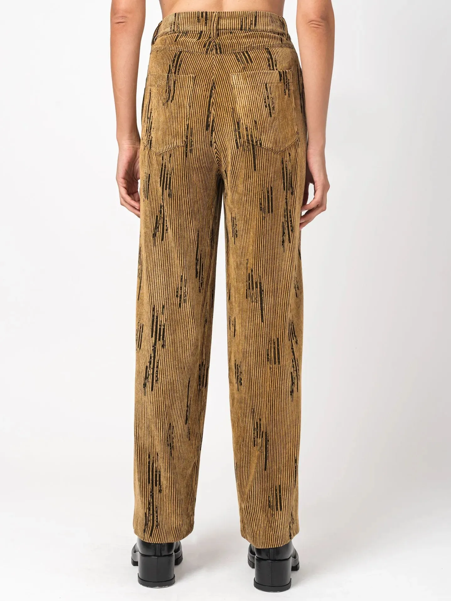 Wide-Leg Corduroy Pants