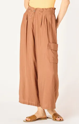 WIDE LEG DRAWSTRING PANT
