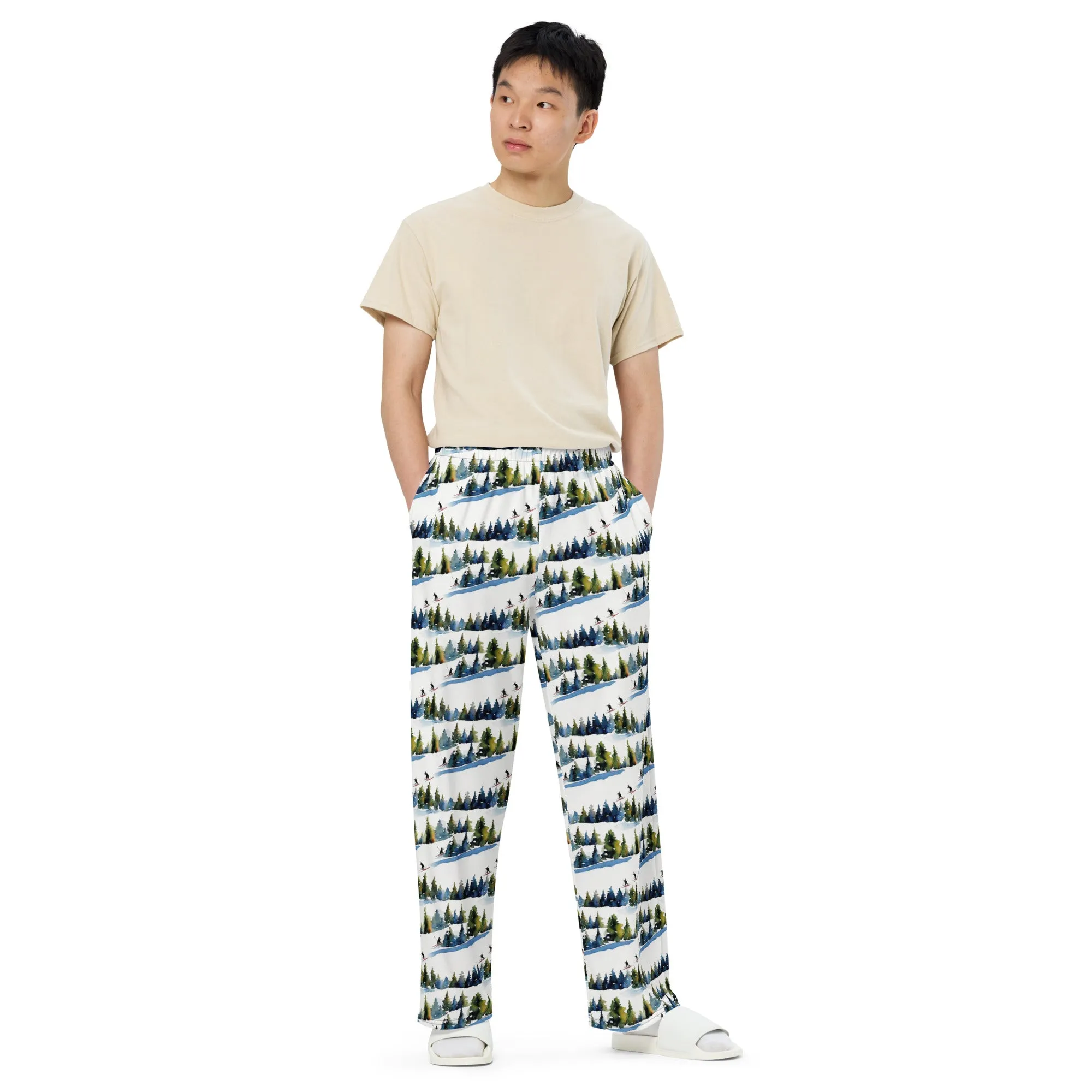 Wide-Leg Pants - Arctic Escape