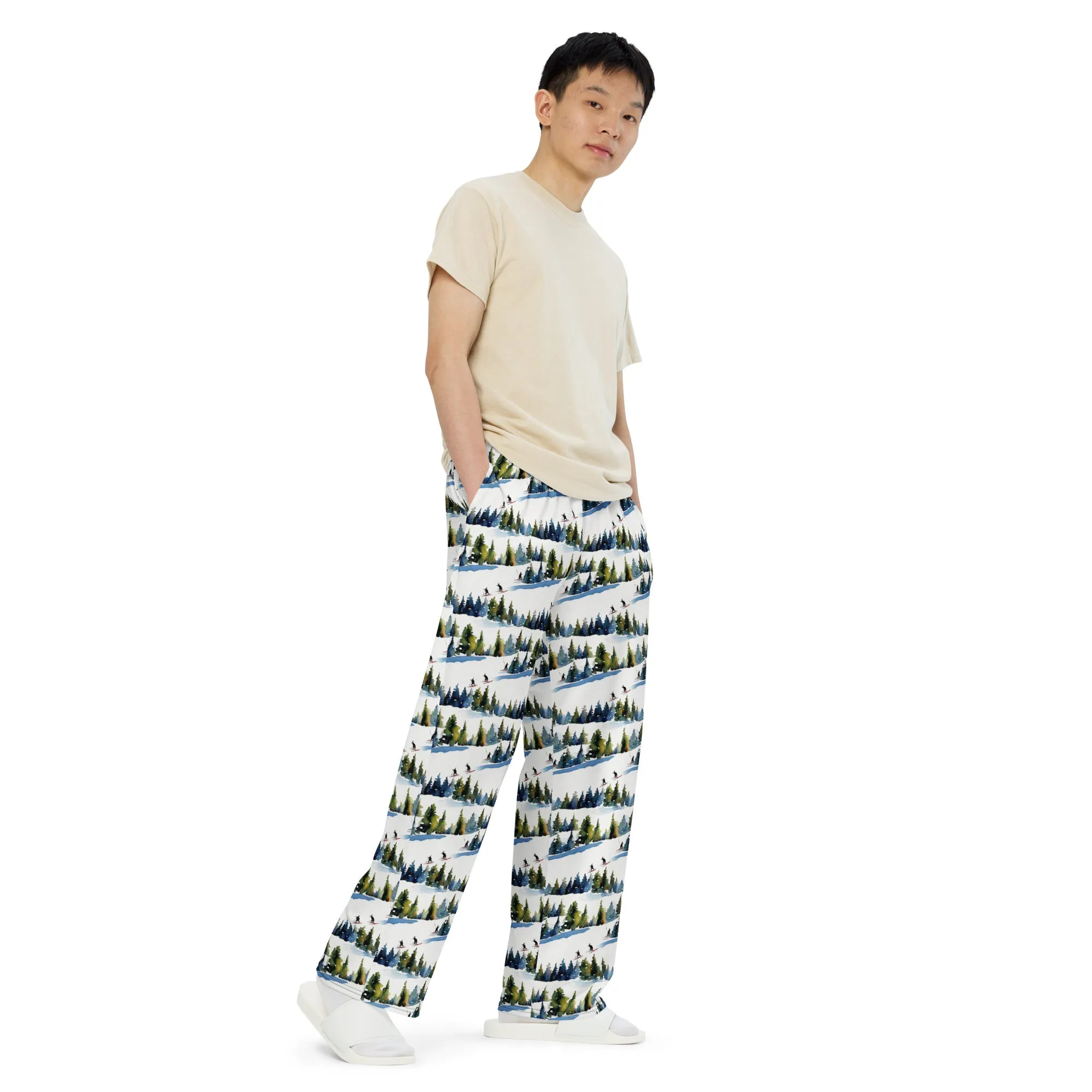 Wide-Leg Pants - Arctic Escape