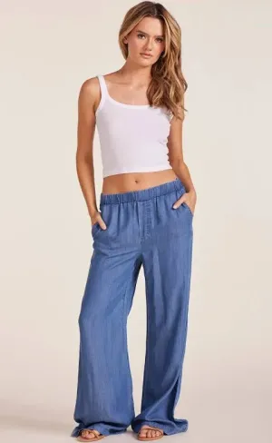 Wide Leg Pants Medium Wash