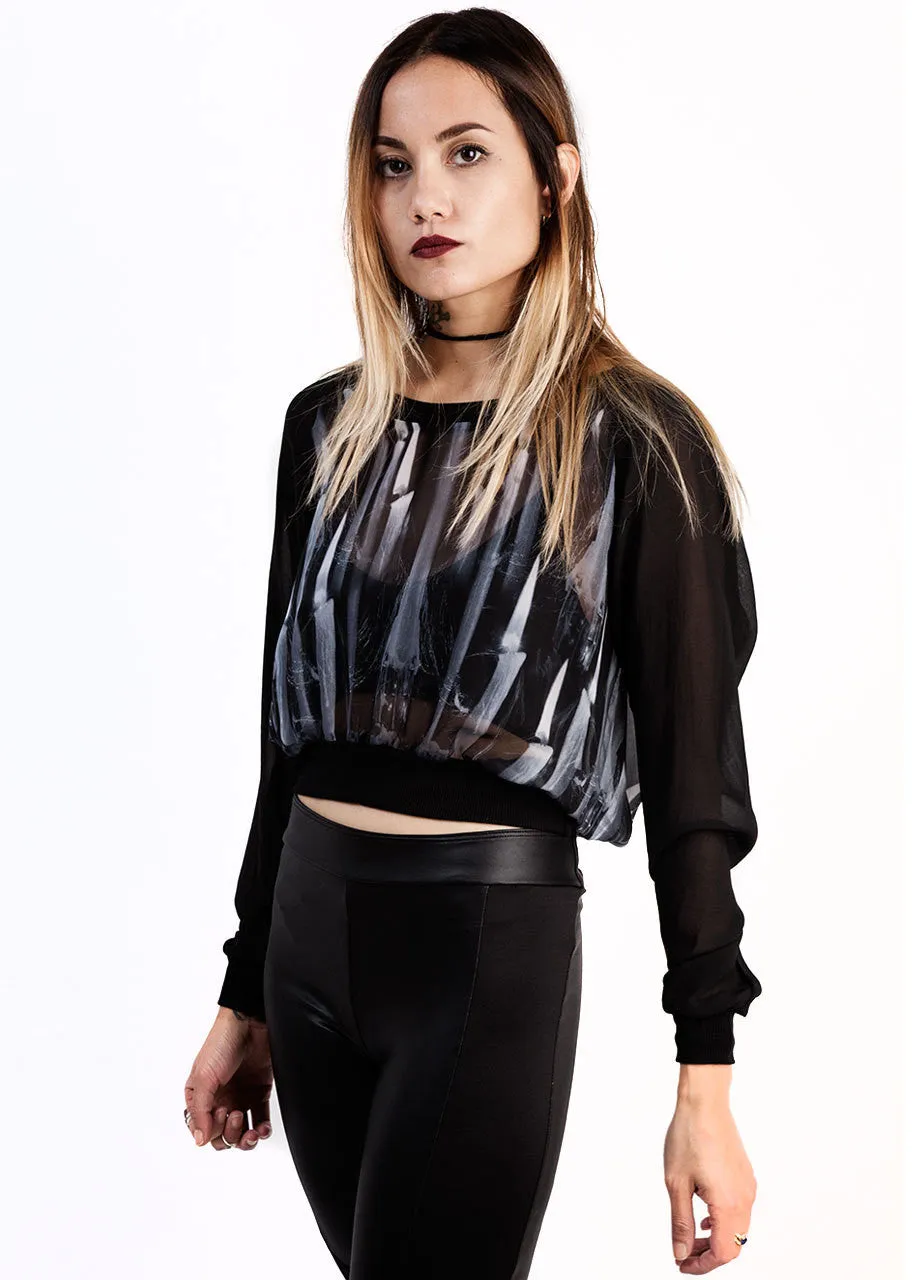 Widow By Candlelight Sheer Raglan