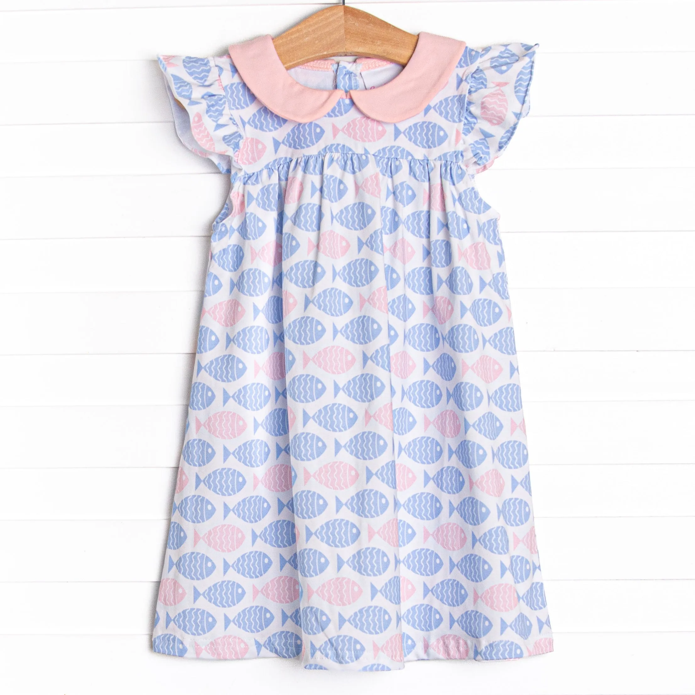 With the Tide Dress, Blue