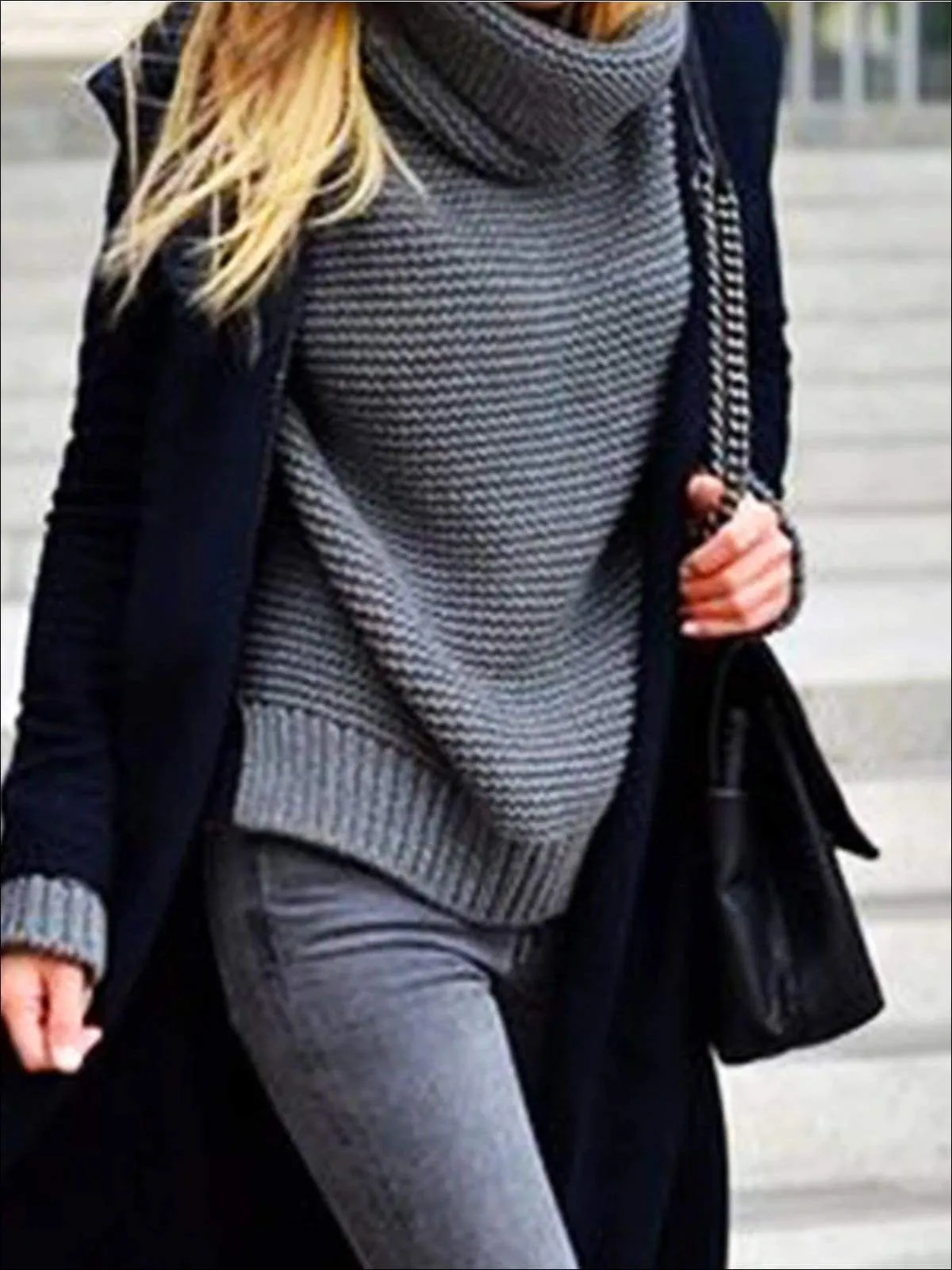Women's Winter Knit Pullover Sweater