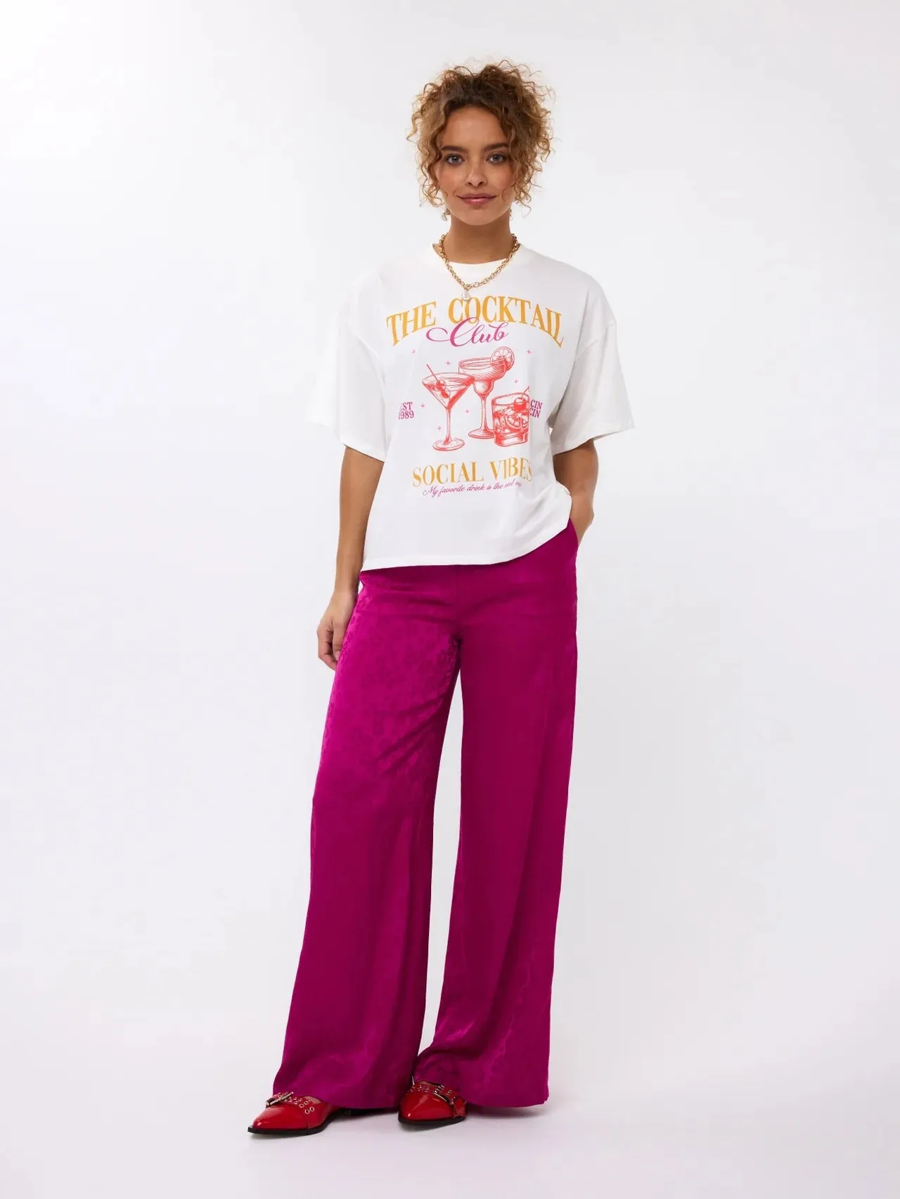 Ydence Pants Robin fuchsia purple