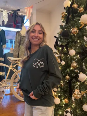 You Can Sit With Us Bow Edition Sweatshirt